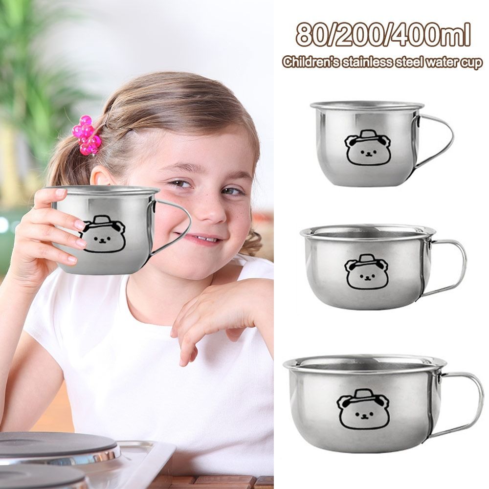 Coffee Tea & Hot Chocolate - 80/200/400ML Çocuk Su Bardağı Ayı Tasarımlı