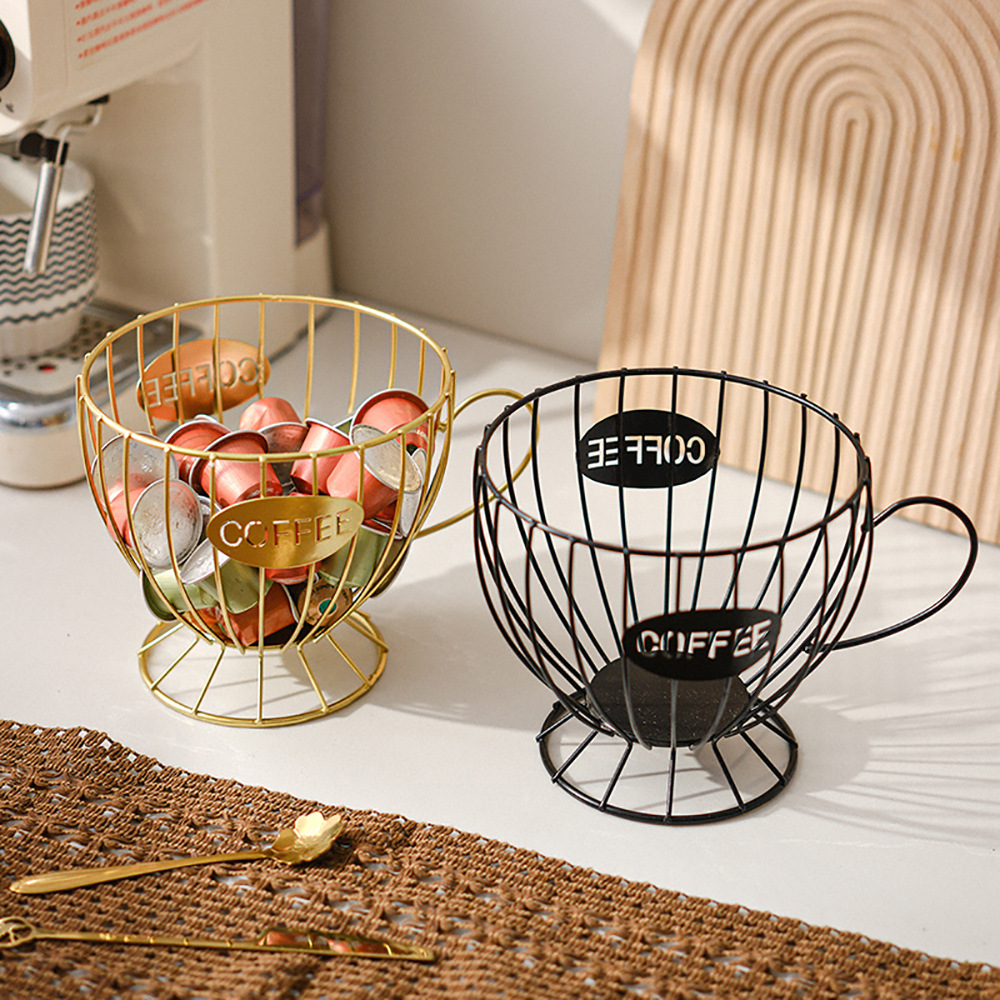 Coffee Capsule Holder - Metal Kahve Kapsülü Tutucu, Büyük Kapasiteli