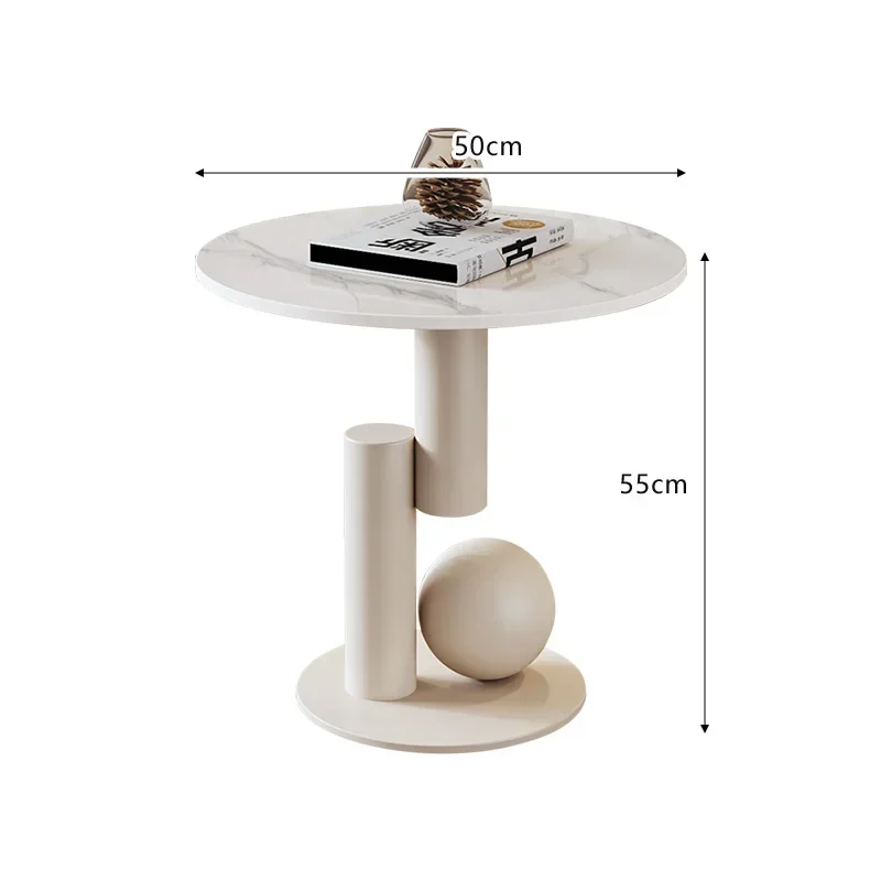 Coffee Tea Unit - FZ Krem Tarzı Yaratıcı Sehpa Oturma