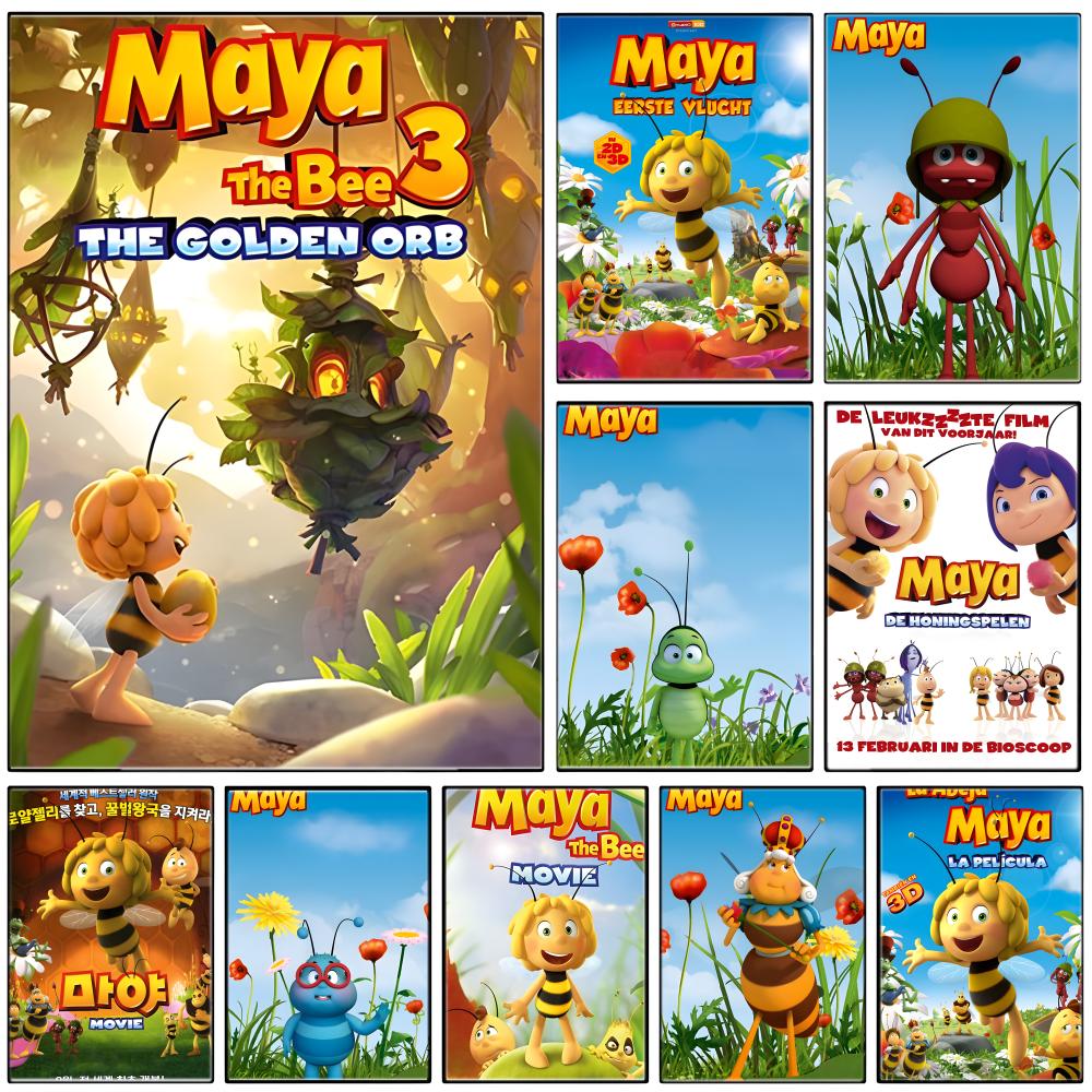Maya Coffee & Tea Ulasan - Anime M-Maya Arı Posteri Kendinden yapışkanlı