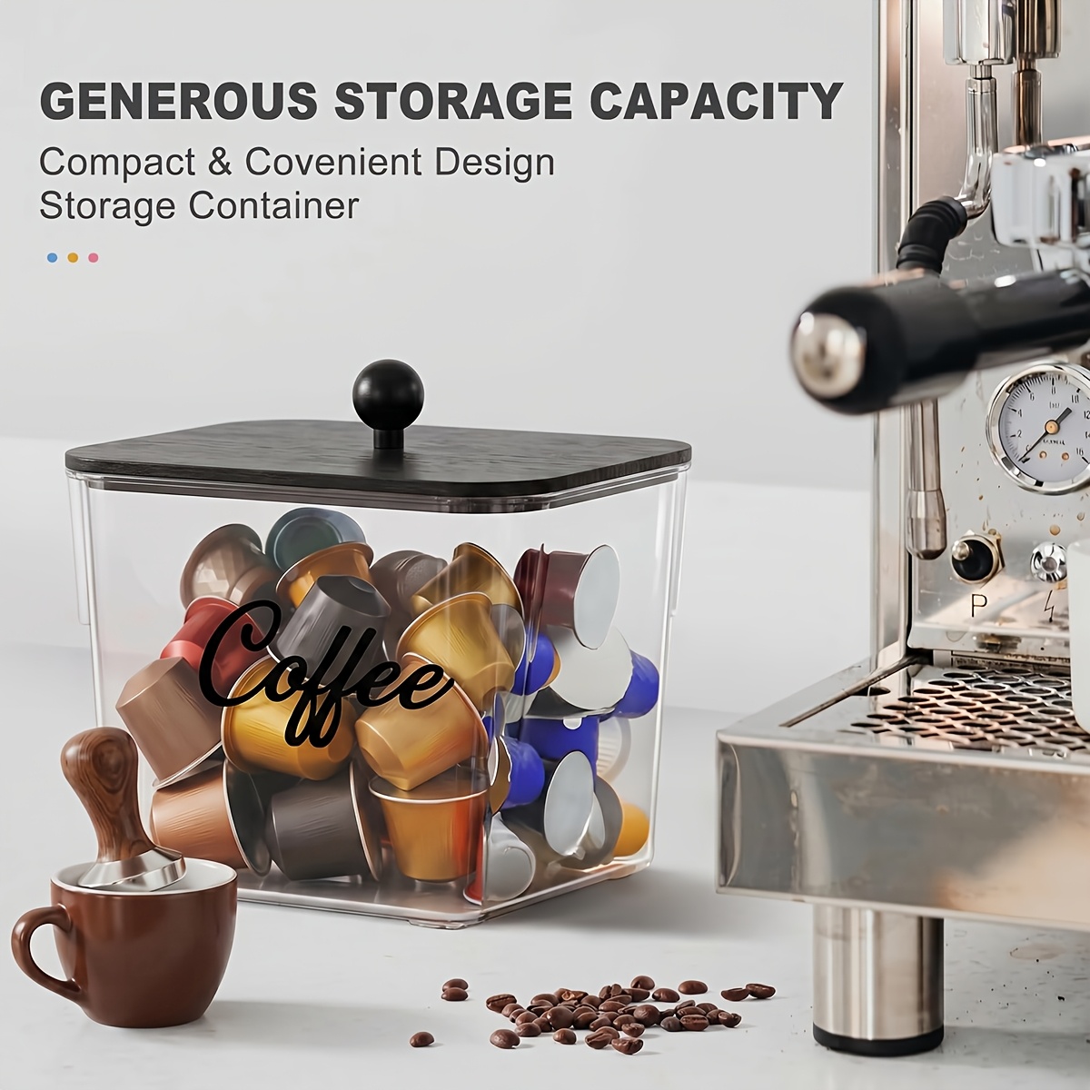 Kapaklı Kahve Kapsülü Tutucu P - Coffee Capsule Holder incelemesi ve fiyatı