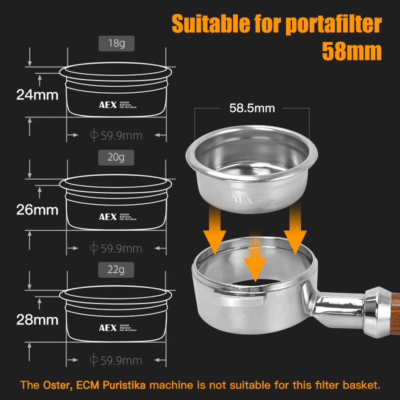 Kahve Filtresi Sepeti 58 MM AE - Coffee Tea Making Machine incelemesi ve fiyatı