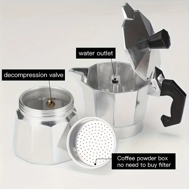 Klasik Alüminyum Moka Pot 50-3 - Coffee Tea Making Machine incelemesi ve fiyatı