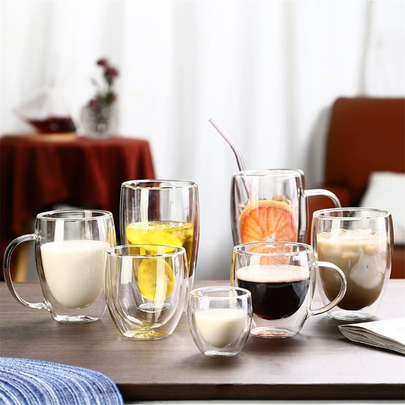 Şeffaf çift duvar cam kupa bam - Lemon Tea Coffee incelemesi ve fiyatı