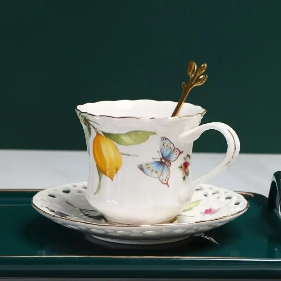 Avrupa Tarzı Çay Fincan Takımı - Lemon Tea Coffee incelemesi ve fiyatı